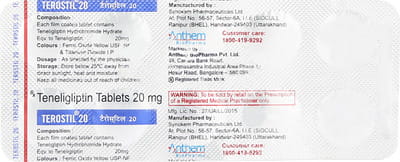 Terostil 20mg Strip Of 10 Tablets