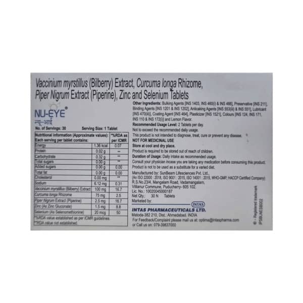 Nu-Eye Tablet