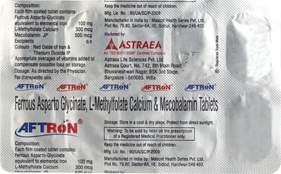 Aftron Strip Of 10 Tablets