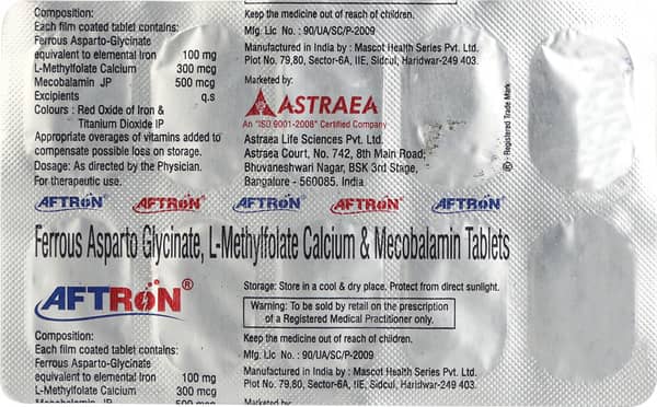 Aftron Strip Of 10 Tablets
