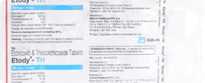 Etody Th Strip Of 10 Tablets