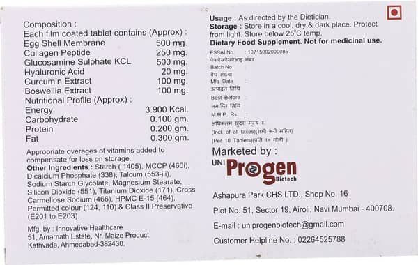 Collasure Strip Of 10 Tablets