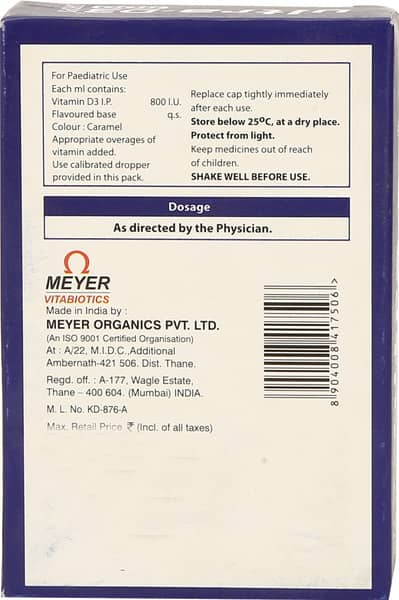 Ultra D3 800iu Bottle Of 15ml Oral Drops