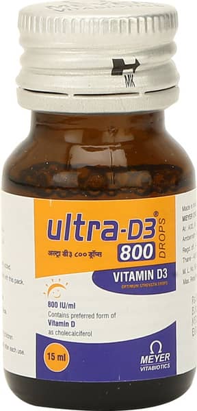 Ultra D3 800iu Bottle Of 15ml Oral Drops