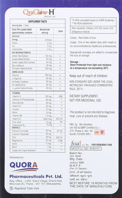Qraglow H Strip Of 10 Tablets