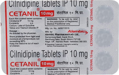 Cetanil 10mg Strip Of 15 Tablets