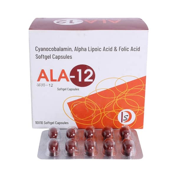 Ala 12 Strip Of 10 Capsules