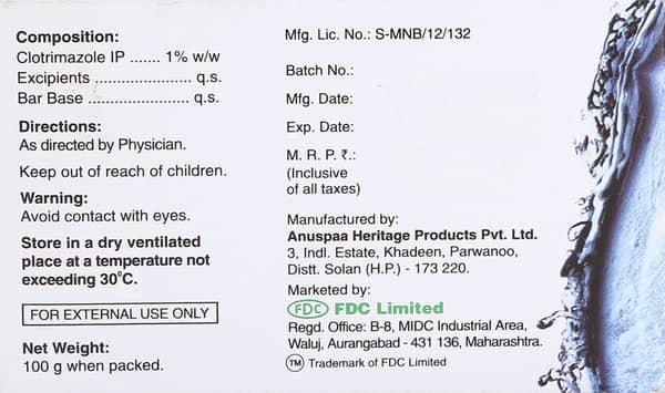 Zocon Box Of 100gm Soap