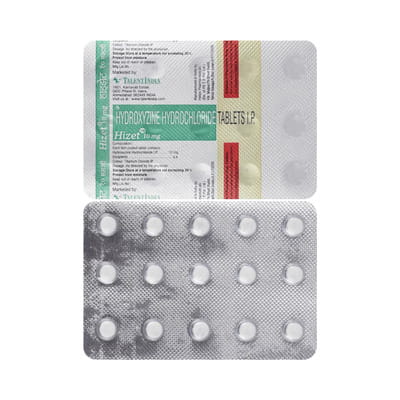 Hizet 10mg Strip Of 15 Tablets
