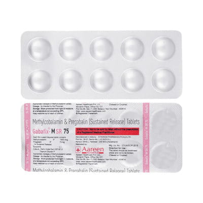 Gabafix M Sr 75mg Strip Of 10 Tablets