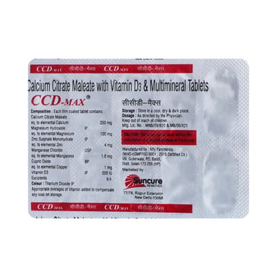 Ccd Max Strip Of 10 Tablets