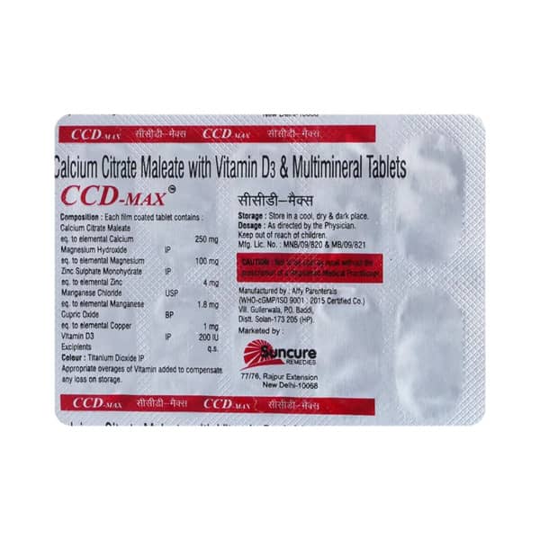 Ccd Max Strip Of 10 Tablets