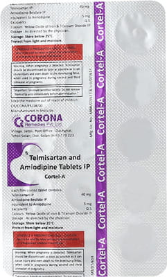 Cortel A Strip Of 15 Tablets