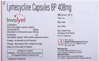 Involym 408mg Strip Of 15 Capsules