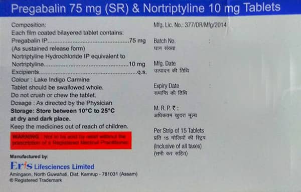 Sonaxa Nt 10Mg Strip Of 15 Tablets