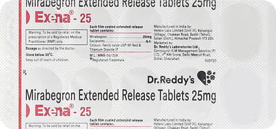Exena 25mg Strip Of 10 Tablets
