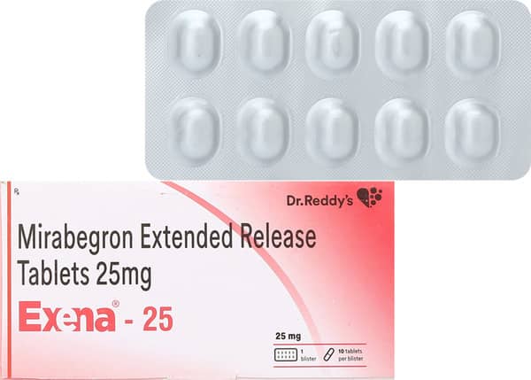 Exena 25Mg Strip Of 10 Tablets