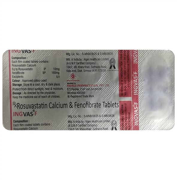 Ingvas F Strip Of 10 Tablets