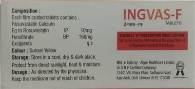 Ingvas F Strip Of 10 Tablets