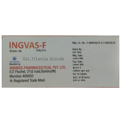 Ingvas F Strip Of 10 Tablets