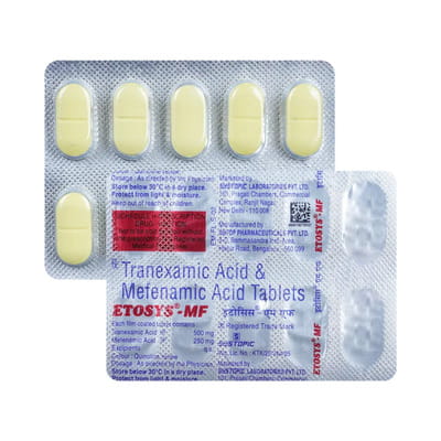 Etosys Mf Strip Of 10 Tablets