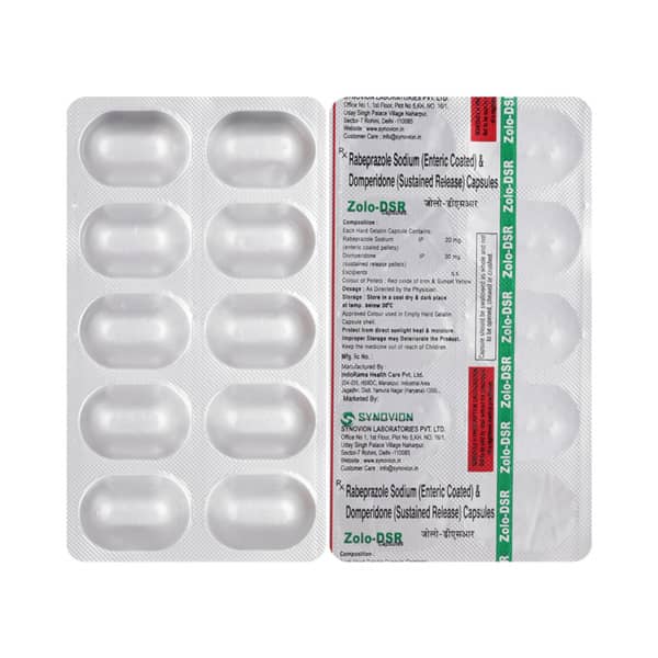 Zolo Dsr Strip Of 10 Capsules