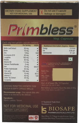Primbless Strip Of 10 Capsules