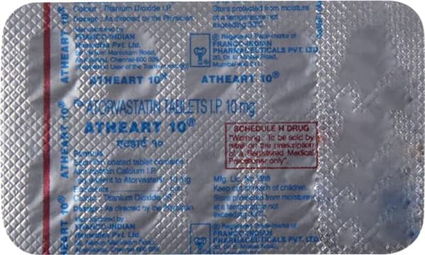 Atheart 10mg Strip Of 10 Tablets