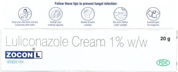 Zocon L 1% Tube Of 20gm Cream