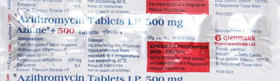 Azifine Plus 500mg Strip Of 5 Tablets