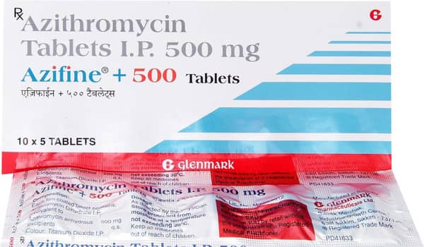 Azifine Plus 500mg Strip Of 5 Tablets