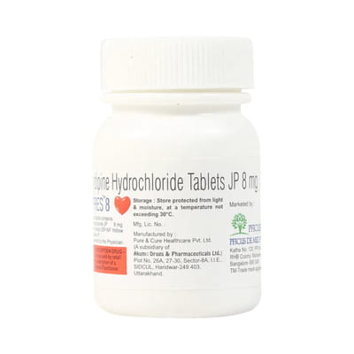 Benipres 8mg Bottle Of 30 Tablets