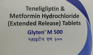 Glyten M 500Mg Strip Of 10 Tablets