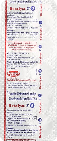 Betalyst F 5mg Strip Of 10 Tablets