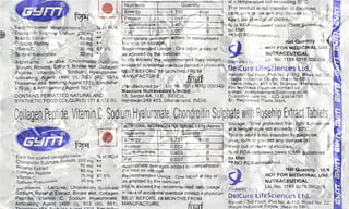 Gym Strip Of 10 Tablets