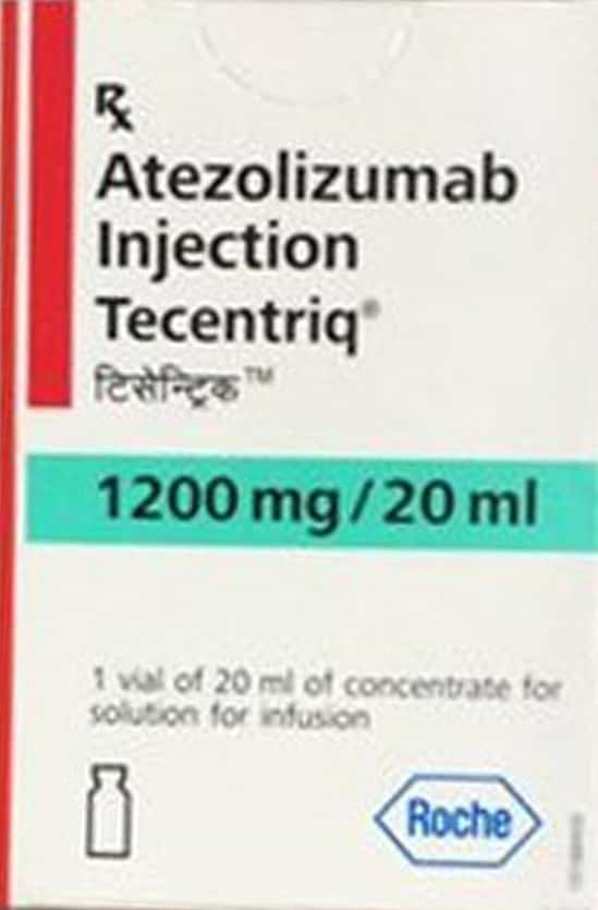 tecentriq 1200mg vial of 20ml solution for infusion
