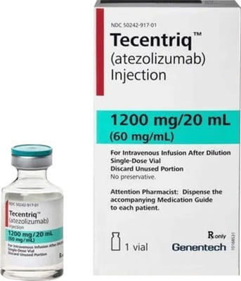 Tecentriq 1200mg Vial Of 20ml Solution For Infusion