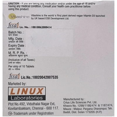 Cognivel D Strip Of 10 Tablets