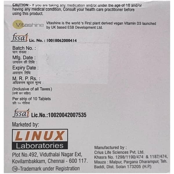 Cognivel D Strip Of 10 Tablets