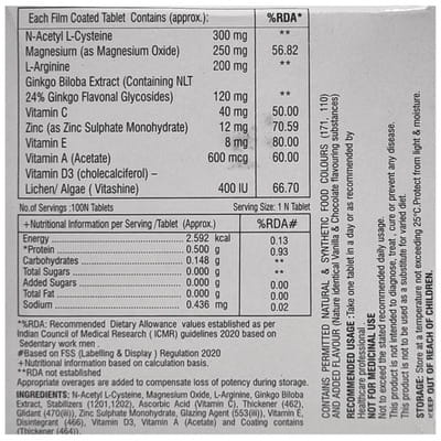 Cognivel D Strip Of 10 Tablets