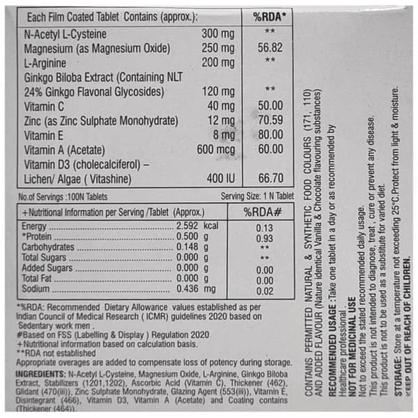 Cognivel D Strip Of 10 Tablets