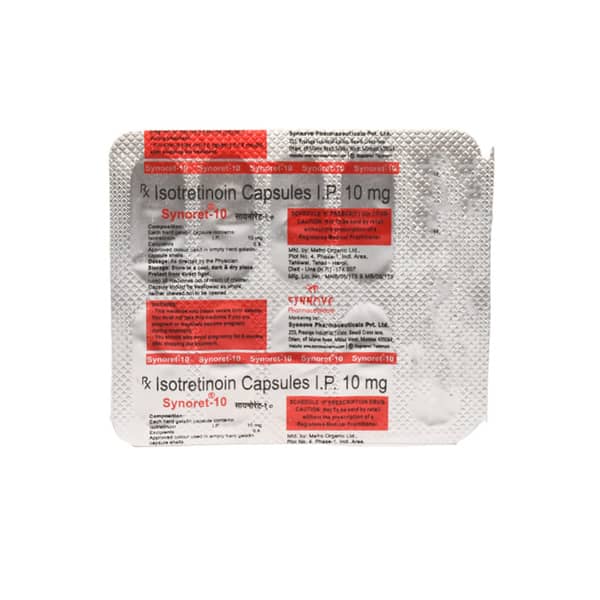 Synoret 10Mg Strip Of 10 Capsules