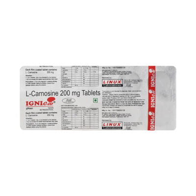 Ignicar 200mg Strip Of 10 Tablets