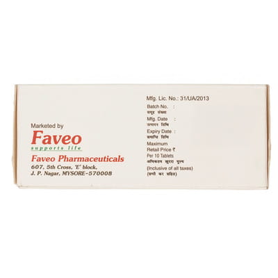 D Blok 10mg Strip Of 10 Tablets