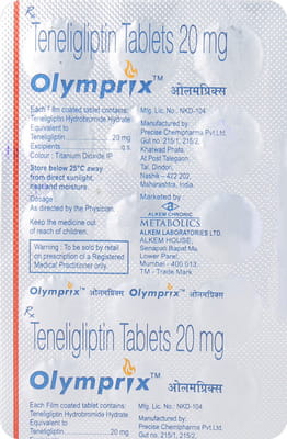 Olymprix 20mg Strip Of 15 Tablets