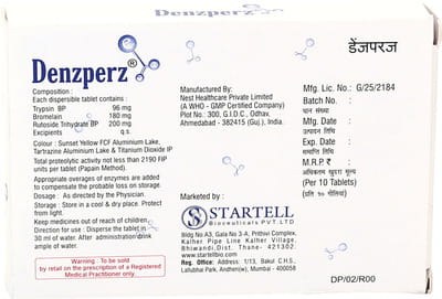 Denzperz Strip Of 10 Tablets