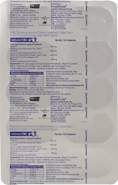 Collashot C2 Strip Of 10 Capsules