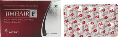 Jimhair F Strip Of 10 Tablets