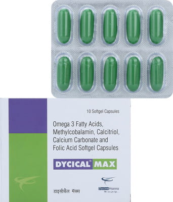 Dycical Max Strip Of 10 Capsules