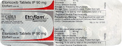 Etoflam Activ 90mg Strip Of 10 Tablets